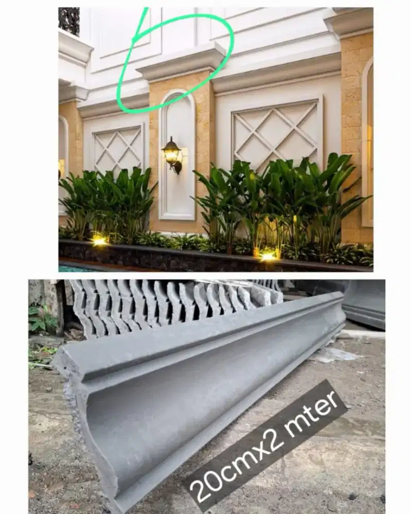 Lisplang lisplang/Relif beton profil