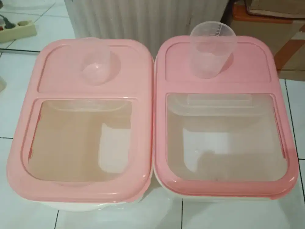 Tempat Kotak Penyimpanan Beras Storage Kapasitas 10kg Tutup Sliding