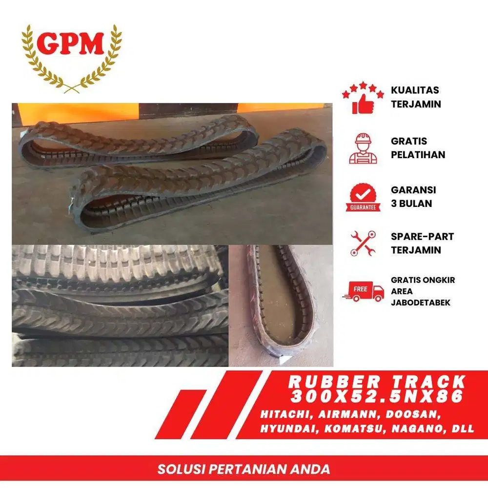 Rubber Track Crawler H-Tach ZX33U-3 300x52.5Nx86 N300x52.5x86 Maxway Y