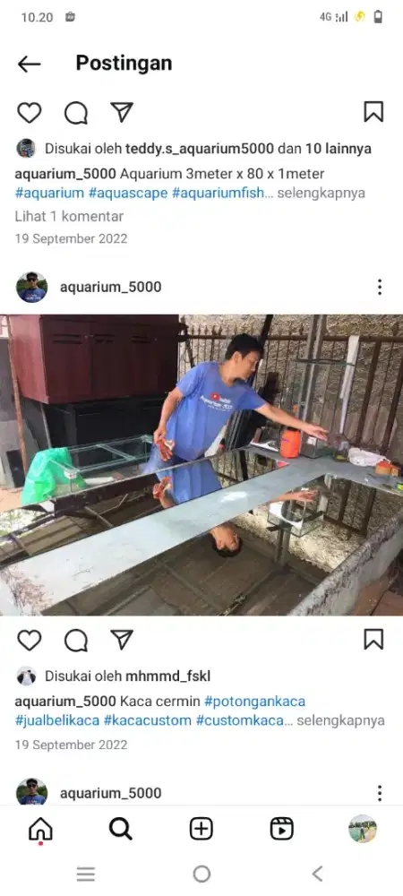 Kaca cermin tebal 3mm