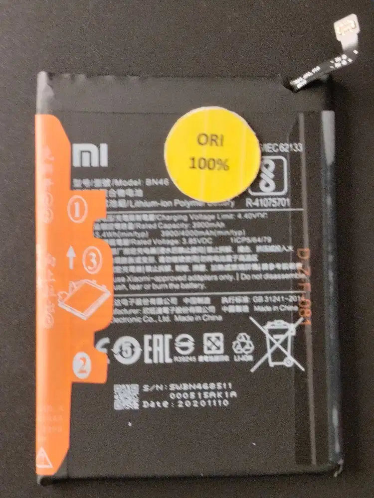 Baterai Xiaomi REDMI NOTE 7 BN4A Baterai REDMI NOTE 8 / REDMI 7 BN46