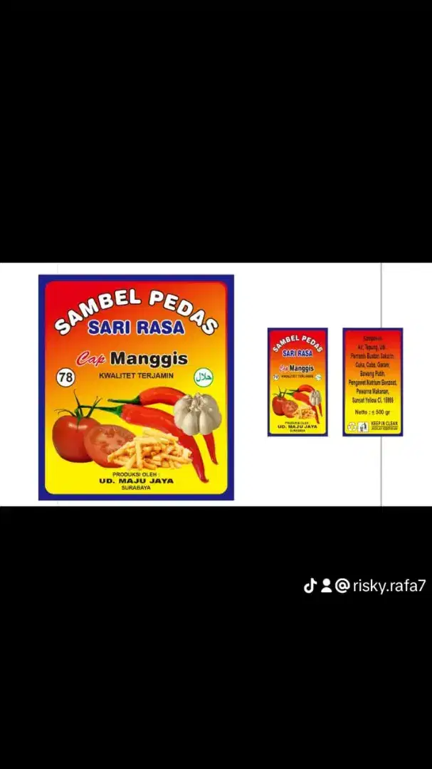 Jual saos sambal bal