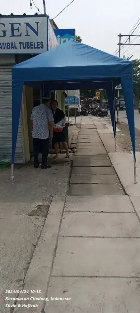 TENDA STAND PIRAMID, UNTUK LAPAK JUALAN SIAP ANTAR JABODETABEK