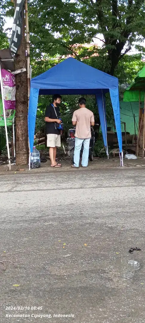 TENDA STAND PIRAMID, UNTUK LAPAK JUALAN SIAP ANTAR JABODETABEK