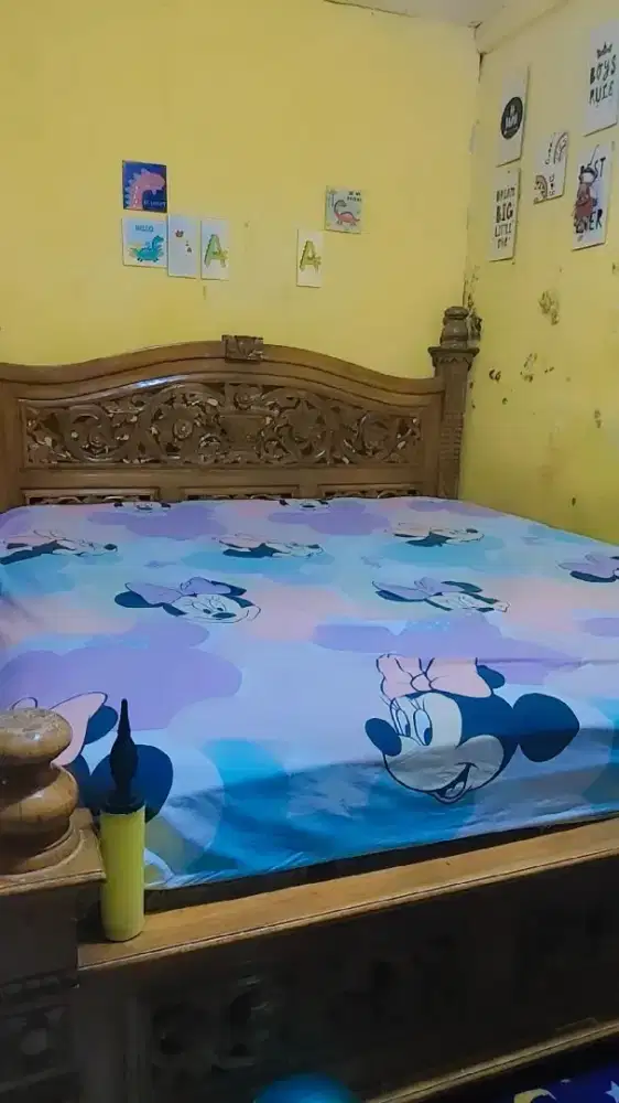Dipan Kayu + Springbed