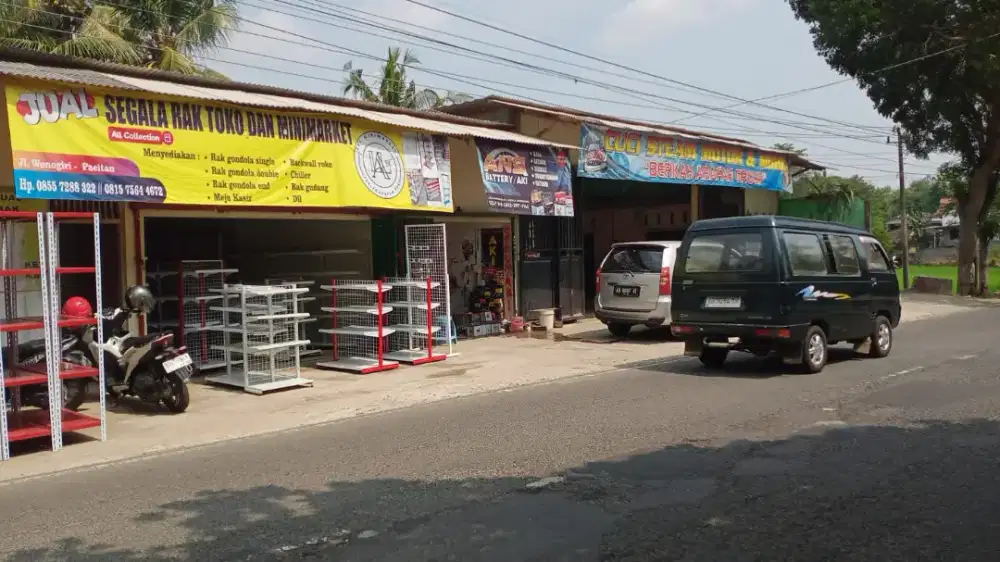 Rak toko dan minimarket baru dan bekas ready