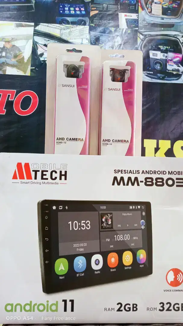 HU ANDROID MTECH 9 INCH free Camera Ahd