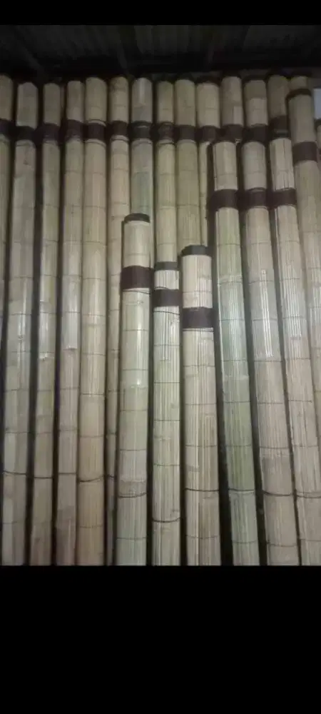 Tirai bambu pinishing