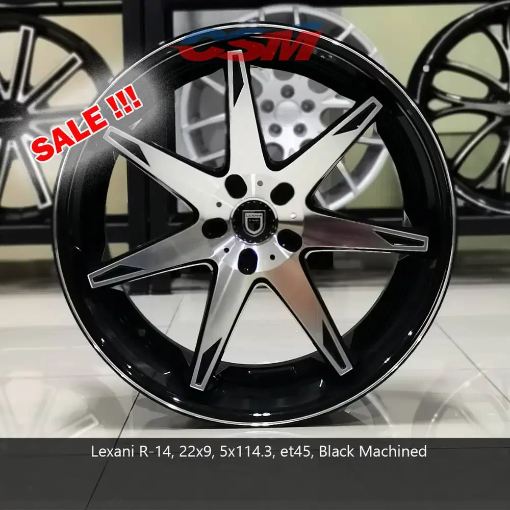 SALE!! Velg ORI LEXANI R14. R22. PCD 5x114.3. Palisade,CRV,XTRAIL, dll