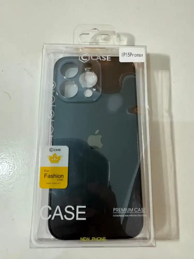 Case Iphone 15 pro max hitam ( baru )