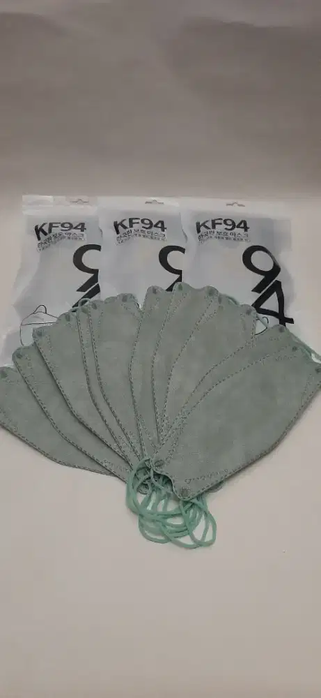 Masker KF94 Hijau ( 8 box )