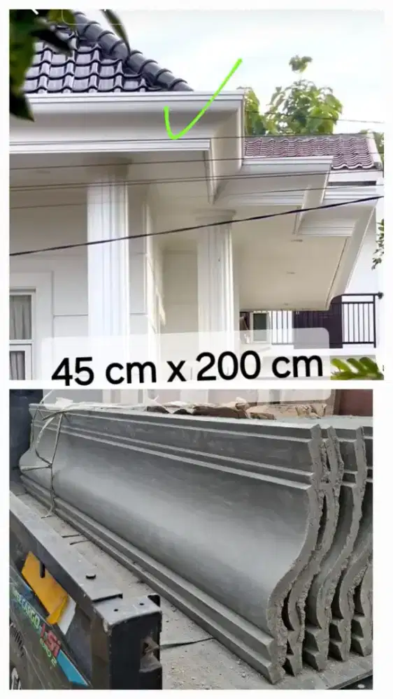 Lisplang/Relif beton profil