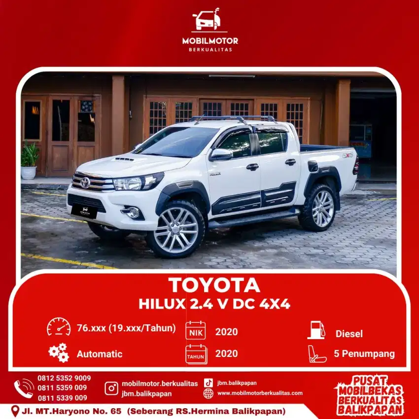 TOYOTA HILUX 2.4 V DC AT 4X4