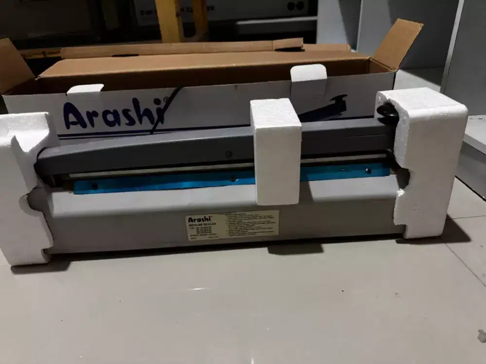 Mesin sealer kemasan merk arashi 40cm