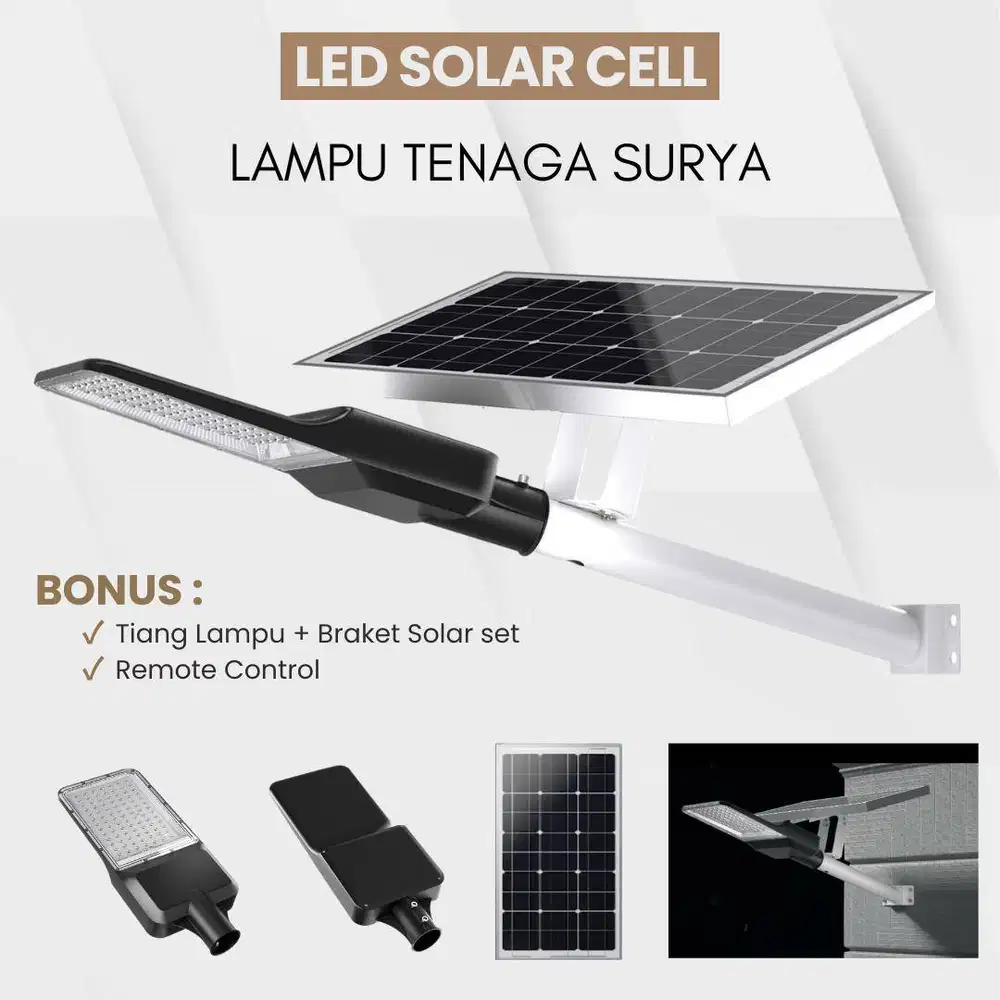 Lampu Jalan PJU Solar LED Premium