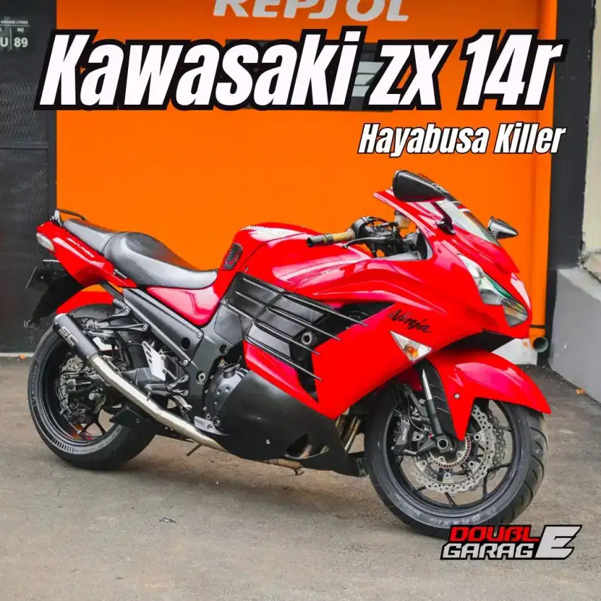 Kawasaki ZX14R ABS Merah 2013 FULL MODIF ISTIMEWA