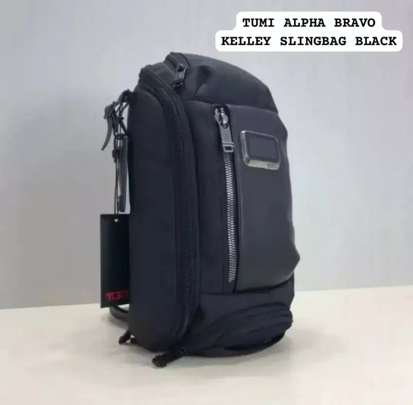 Tas Tumi Alpha Bravo Kelley Sling Bag READY 3 WARNA BLACK BLUE ARMY