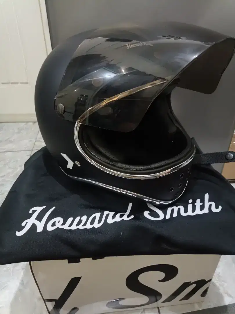 Howard Smith BOBBER, Helm full face Retro Cakil