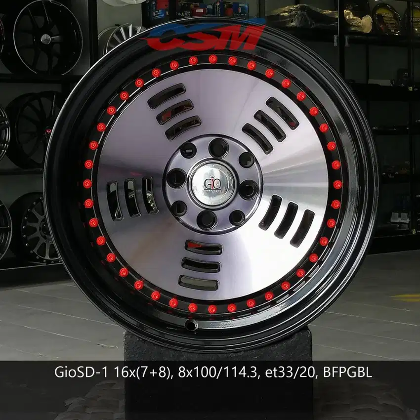 SALE!! Velg GIO SD-1. R16. For Avanza,Xenia,Calya,Sigra, Jazz,Yaris