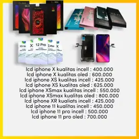 lcd iphone X XS XR XSmax 11 11pro free pasang dan home service