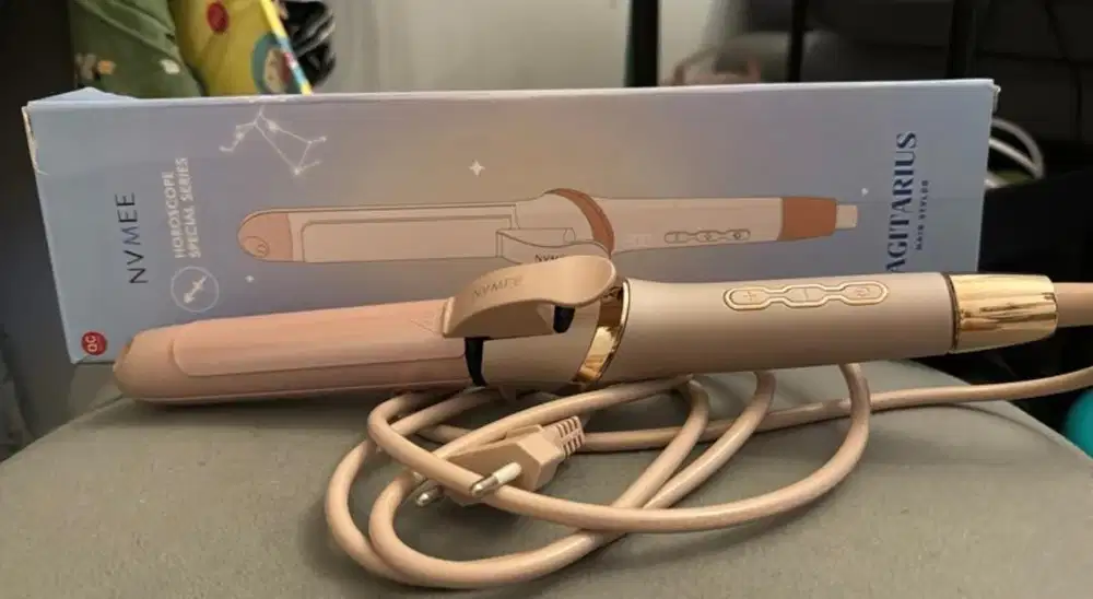 Catokan  rambut bisa curly n lurus