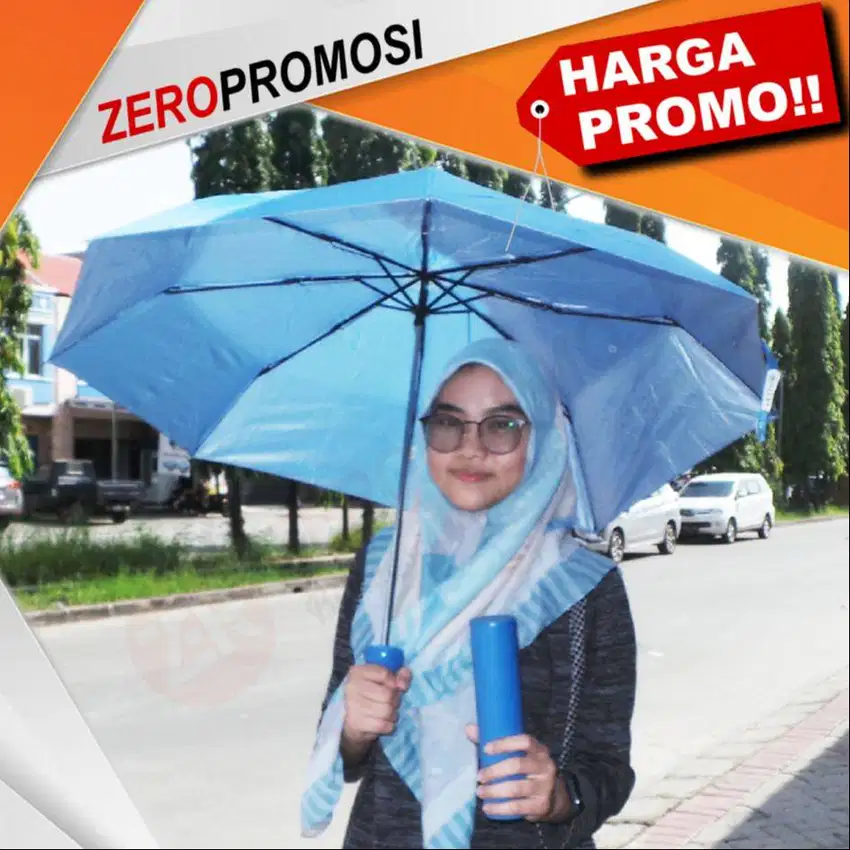 Souvenir Payung Botol Lipat Cetak Logo