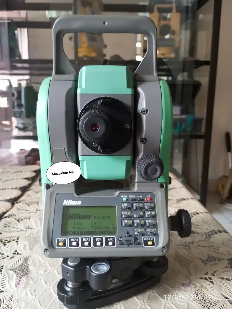 Jual total station Nikon nivo5m laser bekas