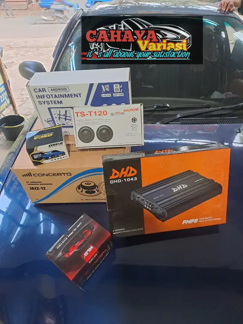 Paket Lengkap Audio Mobil + instalasi