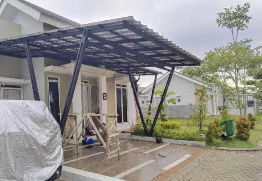 Canopy baja ringan teras rumah