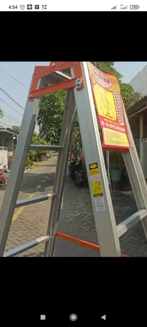 Tangga lipat 2.5 meter Extra Tebal