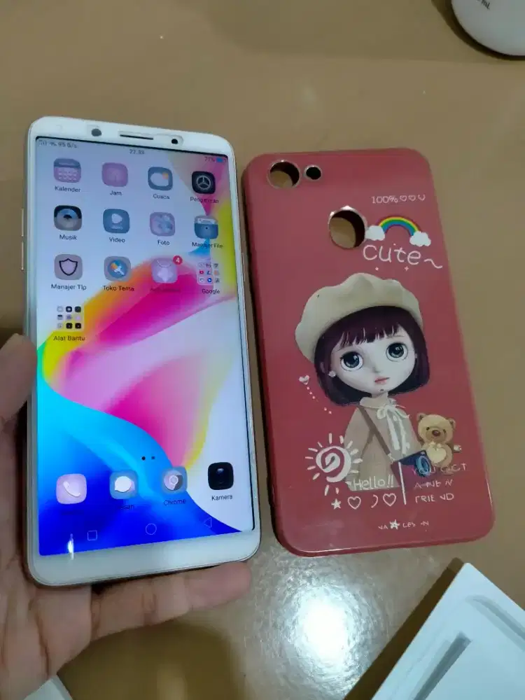 Oppo F5 Gold Komplit
