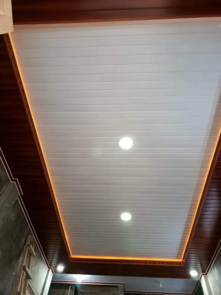 Plafon pvc minimalist Terpasang harga murah promo bulan Juni