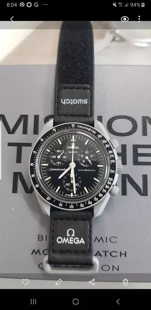 Omega swatch mission to the moon