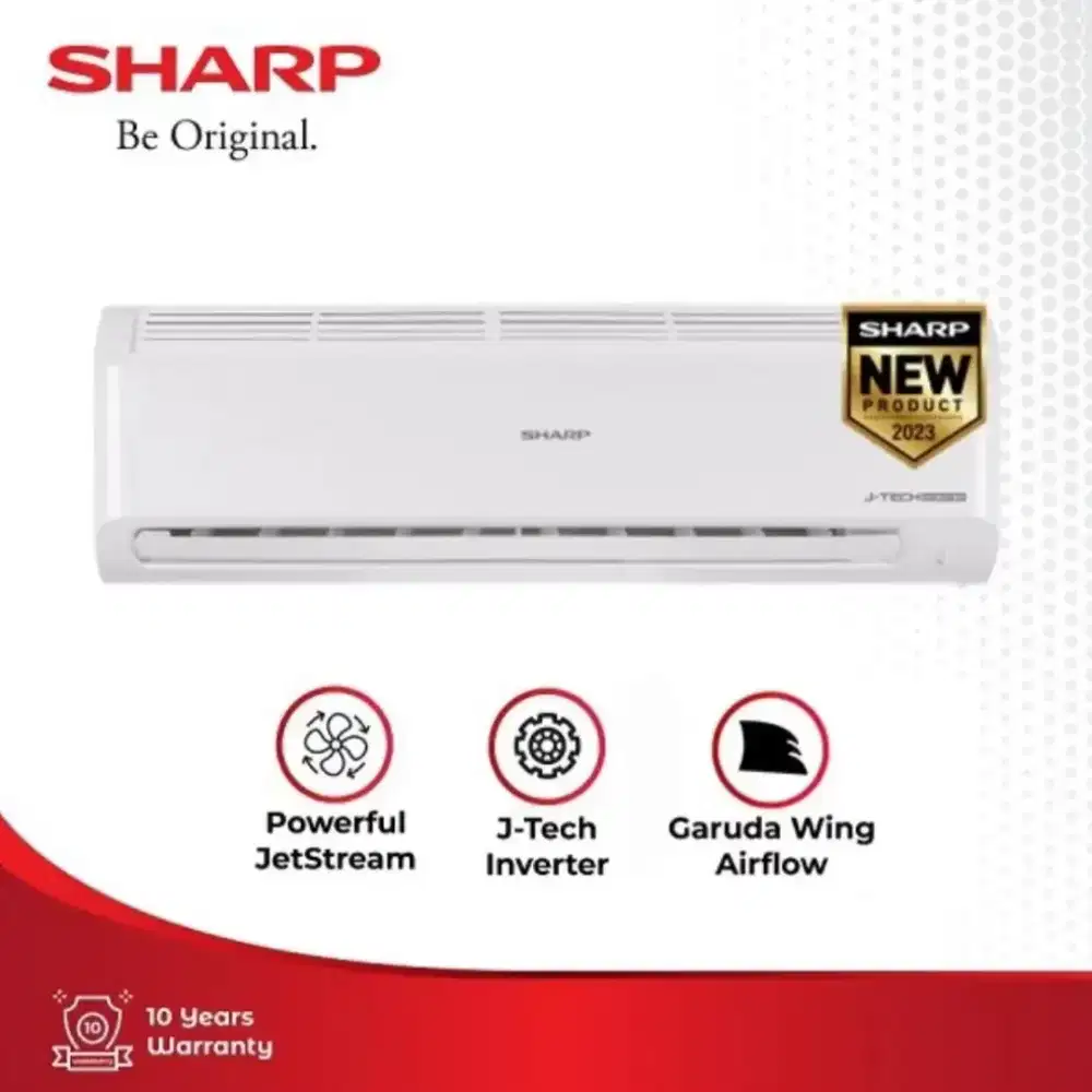 AC SHARP 1PK INVERTER AH-X10BEY J-TECH INVERTER AC SHARP 1PK