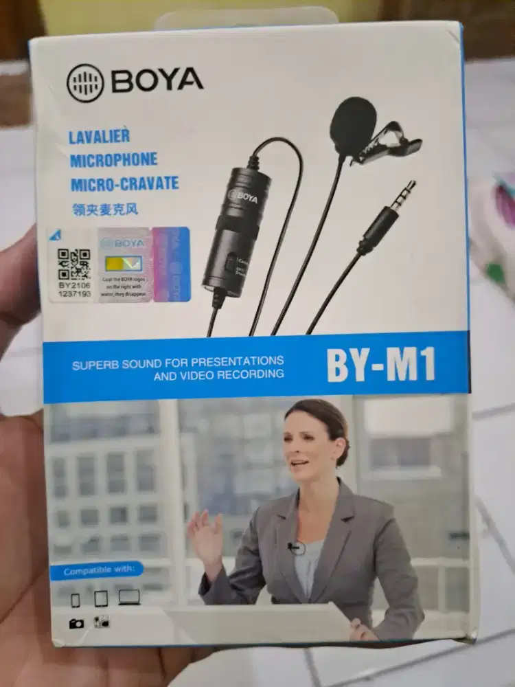 Mic Clip On Boya BY M1 Original