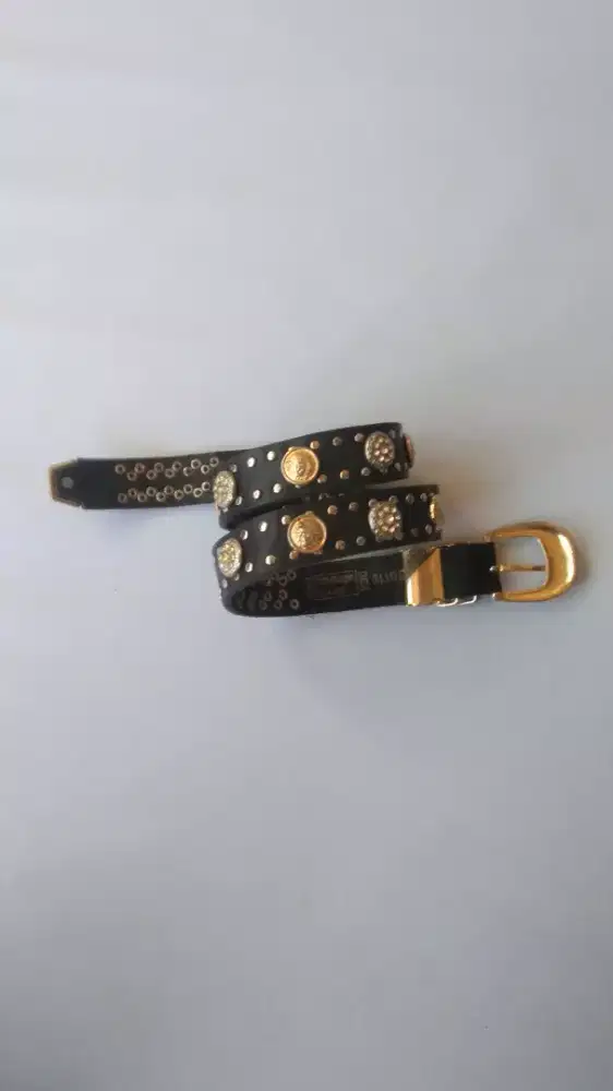 Giani versace leather belt authentic