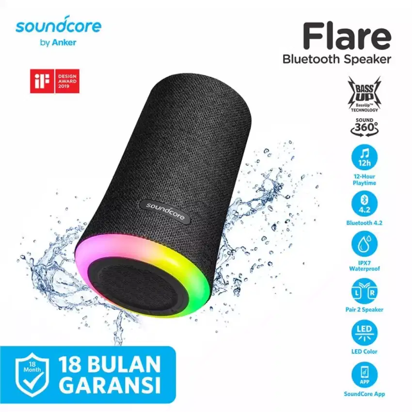 Soundcore Flare Portable Bluetooth Speaker