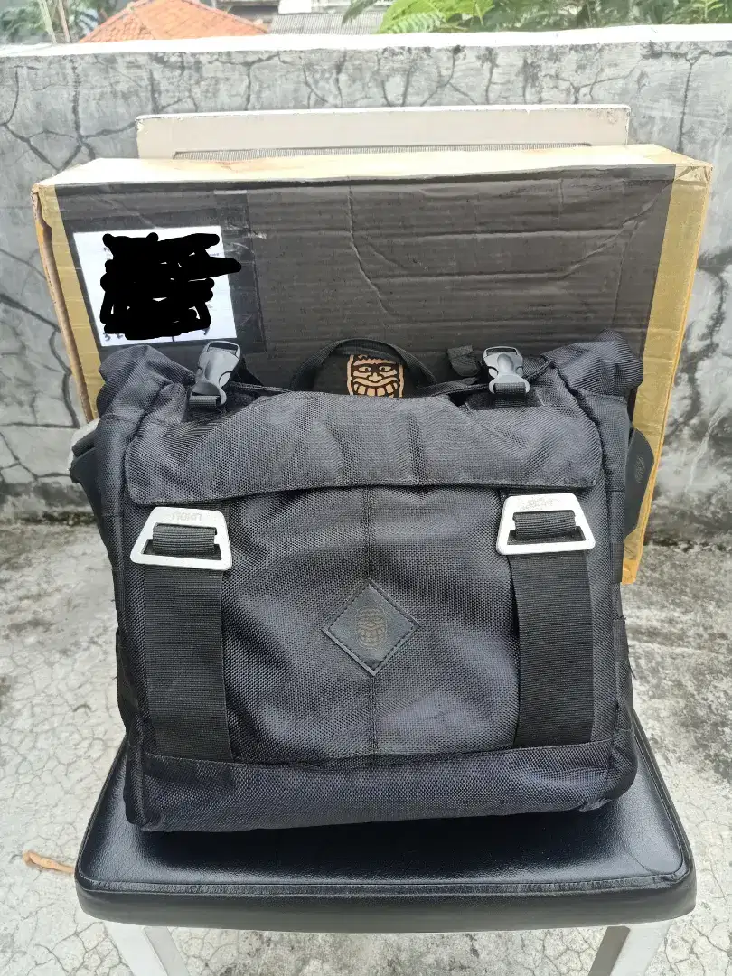 tas selempang messenger kamera NOKN bag M hitam