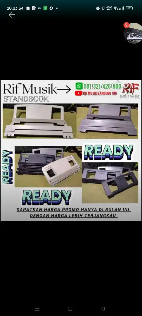 Stand book Yamaha semua type