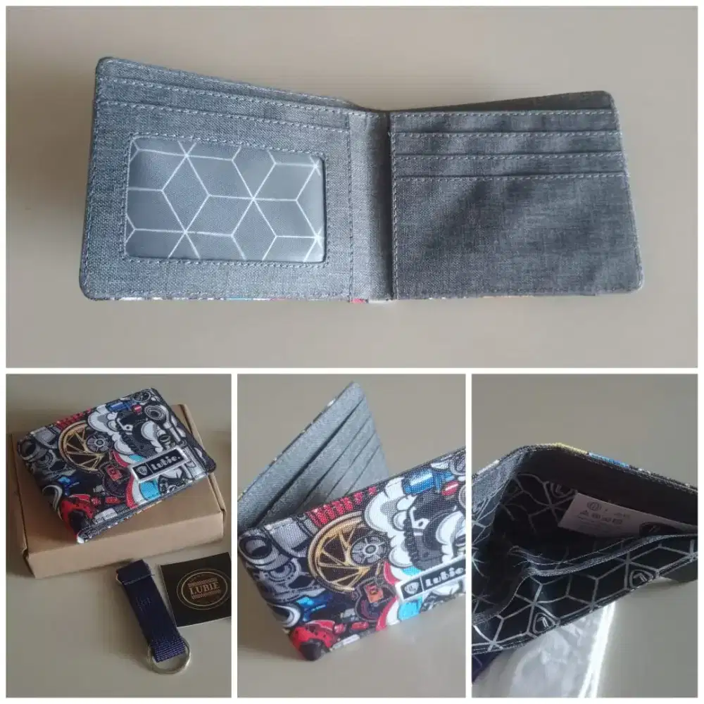 Dompet Kanvas Poliester Grafity