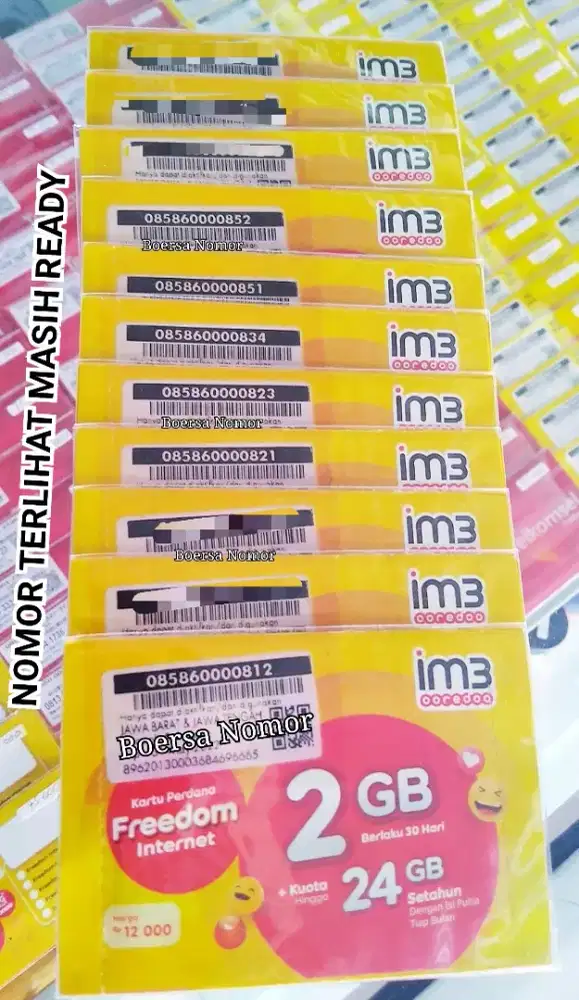 Nomor Indosat / Nomor Cantik Indosat 0000 (Tidak Bisa Cod)