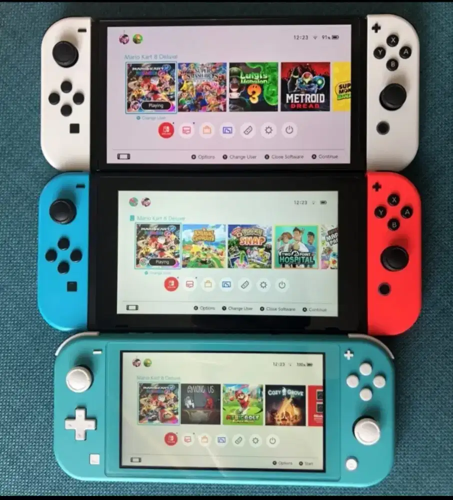 Mencari Nintendo switch v1 v2 lite Nintendo switch OLED