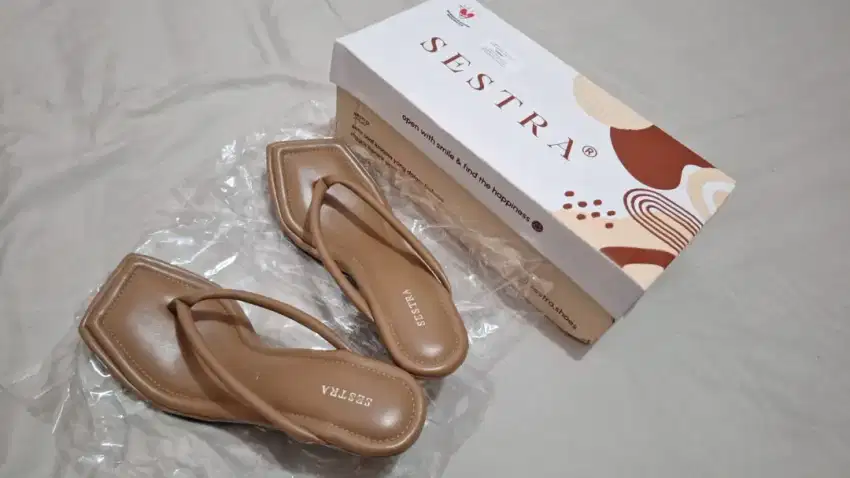 Sandal heels mocca sz.37