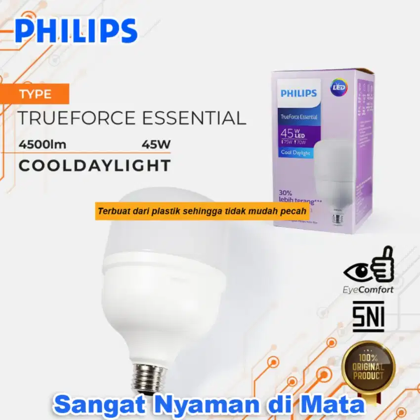 Philips Lampu LED Core 45 Watt 865 / Putih / Cool Day Light