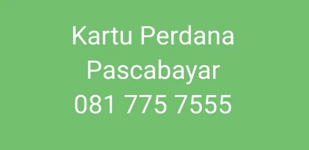 Perdana Cantik 10 Digit 7555