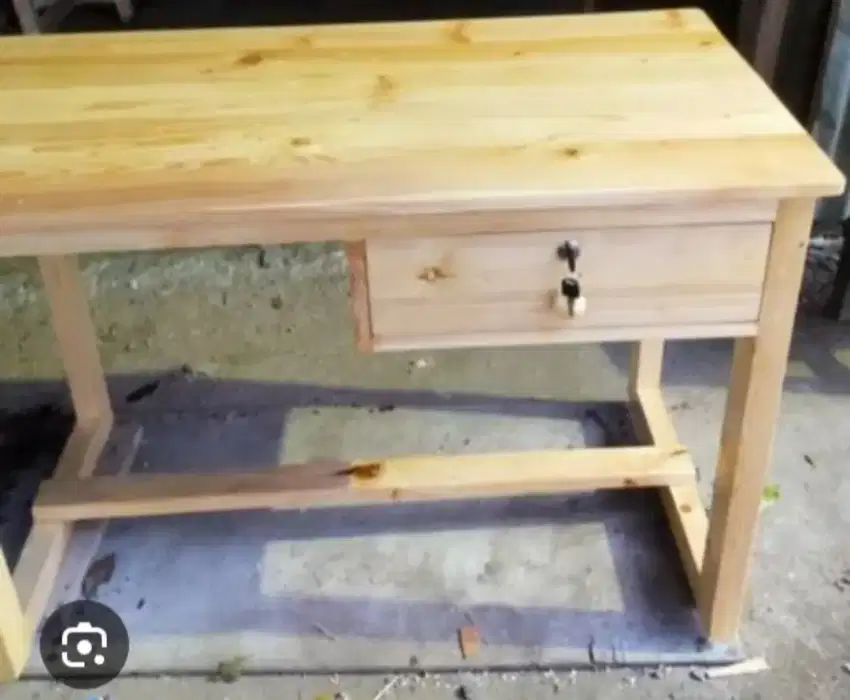 Meja laci Jati Belanda bisa Custom