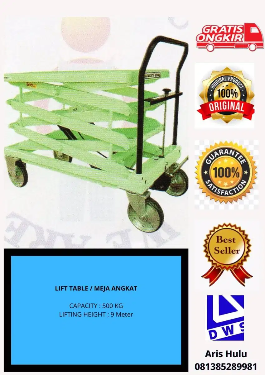 Harga Termurah Lift Table / Meja Angkat Murah berkualitas merk OIC/OPK