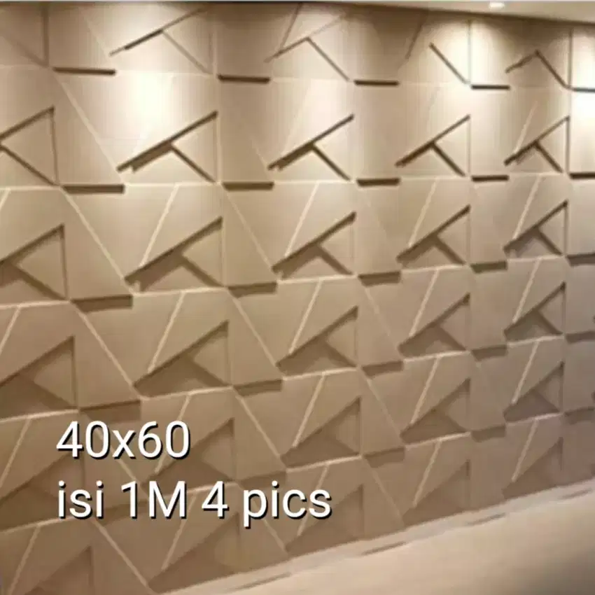 Jual wallpanel 3d beton/bahan dasar semen