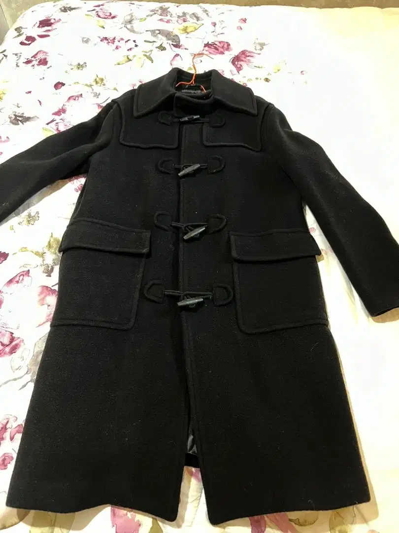 Jack & Jones Mens Wool long coat jacket PRELOVED SIZE L