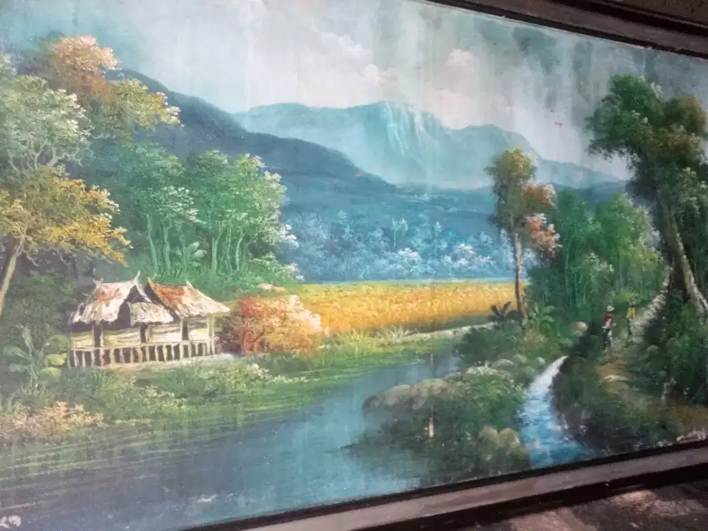 Vintage oil on canvas